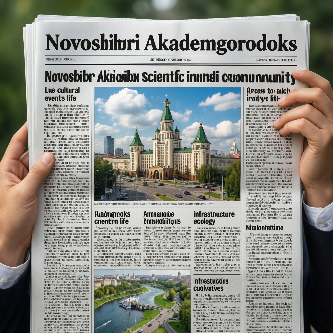 Газета «Навигатор»: статьи о жизни и событиях Академгородка Новосибирска